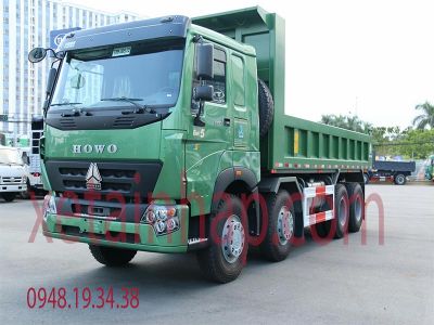 XE TẢI BEN HOWO 4 CHÂN THÙNG VUÔNG V7G