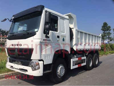 XE BEN HOWO 3 CHÂN THÙNG KIỂU HUYNDAI HW340 